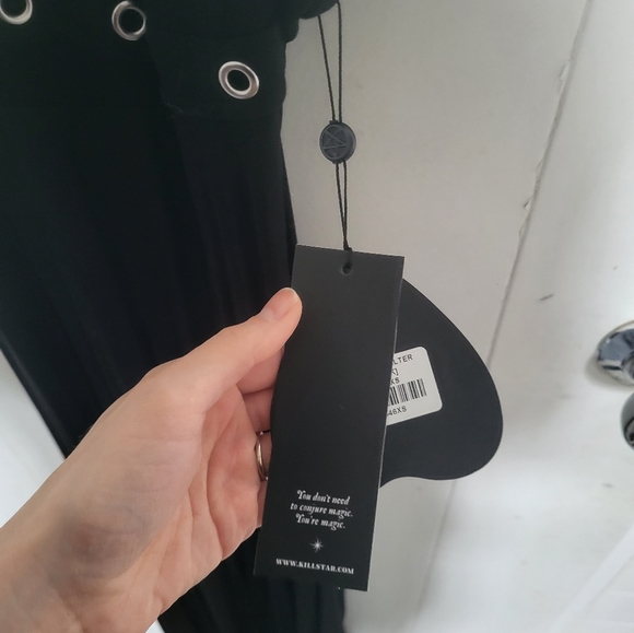 Killstar Tristiana Halter Maxi Dress NWT size XS - Picture 2 of 6